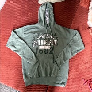 Green Graphic Men's Philedelphia Hoodie
